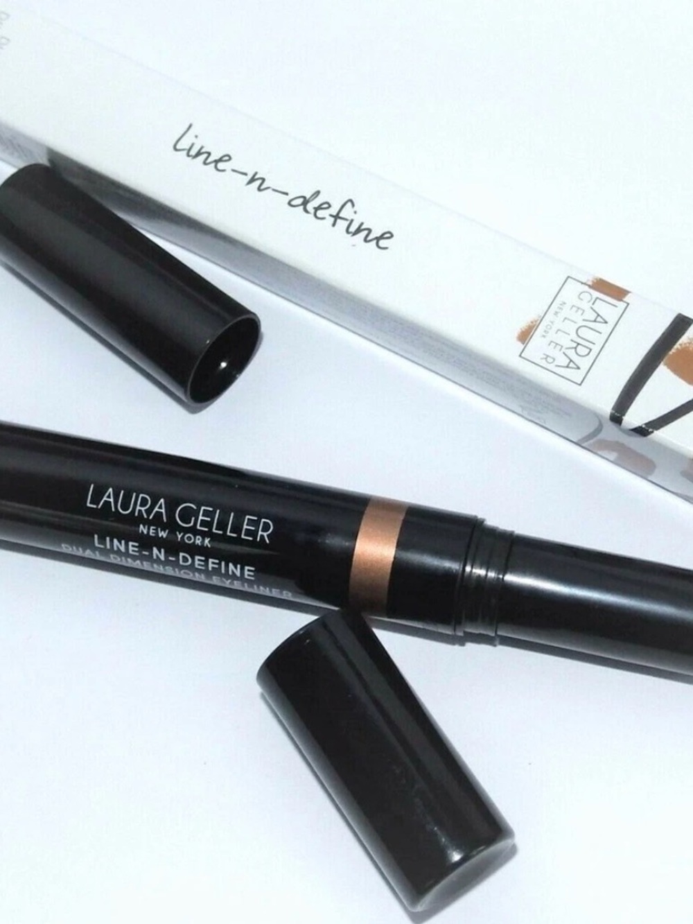 Laura Geller Dual-Ended Eyeliner in Black/Gold